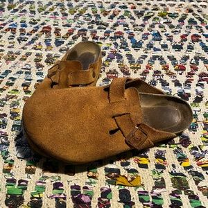 Birkenstock Boston Mink Suede